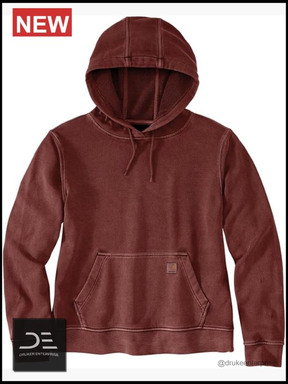 Women's Relaxed Fit Midweight French Terry Hooded Sweatshirt